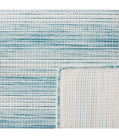 Safavieh Hampton Aqua Ivory / Multi HTN231 4 ft. X 6 ft. Rectangle Rug