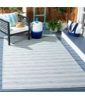 Safavieh Hampton Aqua Ivory / Multi HTN231 4 ft. X 6 ft. Rectangle Rug