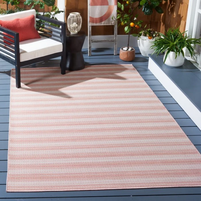 Safavieh Hampton Terracotta HTN231 9 ft. X 12 ft. Rectangle Rug