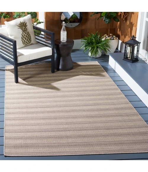 Safavieh Hampton Brown / Multi HTN231 8 ft. X 10 ft. Rectangle Rug