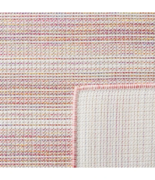 Safavieh Hampton Pink Ivory / Multi HTN231 9 ft. X 12 ft. Rectangle Rug