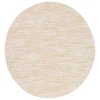 Safavieh Hampton Yellow HTN238 6 ft. 5 in. X 6 ft. 5 in. Round Rug