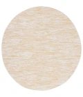 Safavieh Hampton Yellow HTN238 6 ft. 5 in. X 6 ft. 5 in. Round Rug