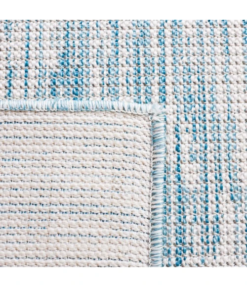 Safavieh Hampton Aqua HTN238 6 ft. 5 in. X 6 ft. 5 in. Round Rug