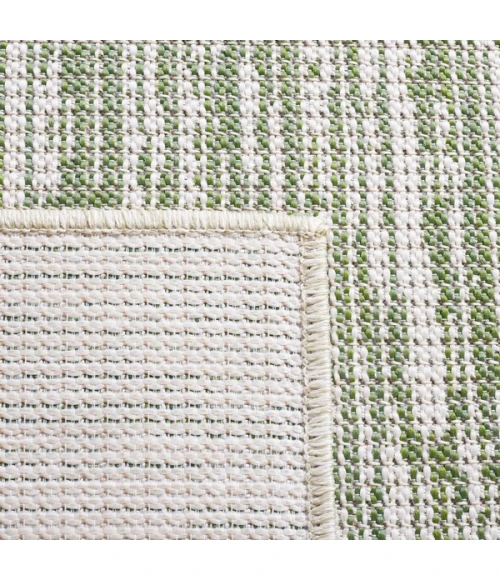 Safavieh Hampton Green / Beige HTN238 2 ft. X 9 ft. Runner Rug
