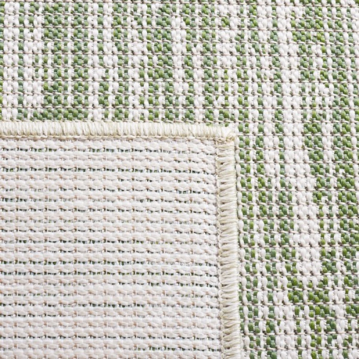 Safavieh Hampton Green / Beige HTN238 2 ft. X 9 ft. Runner Rug