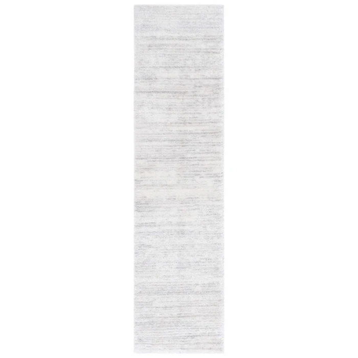 Safavieh Jasmine Shag Ivory / Light Grey JSM100 2 ft. X 8 ft. Runner Rug