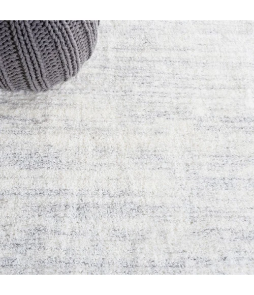 Safavieh Jasmine Shag Ivory / Light Grey JSM100 6 ft. 7 in. X 6 ft. 7 in. Square Rug