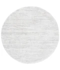 Safavieh Jasmine Shag Ivory / Light Grey JSM100 6 ft. 7 in. X 6 ft. 7 in. Round Rug