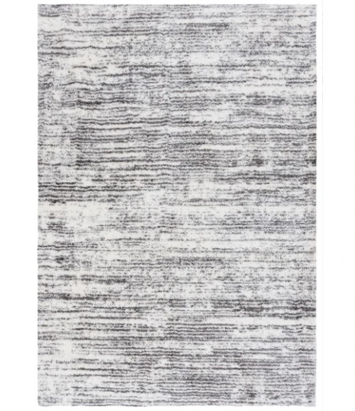 Safavieh Jasmine Shag Ivory / Grey JSM100 5 ft. 3 in. X 7 ft. 6 in. Rectangle Rug