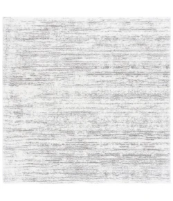 Safavieh Jasmine Shag Ivory / Grey JSM100 6 ft. 7 in. X 6 ft. 7 in. Square Rug