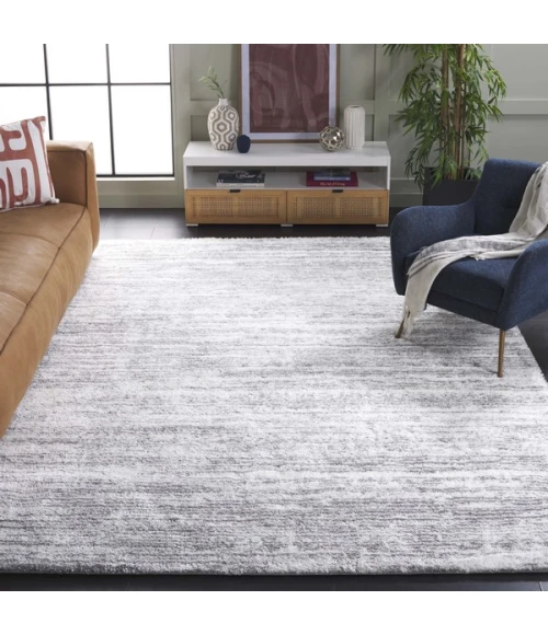 Safavieh Jasmine Shag Ivory / Grey JSM100 5 ft. 3 in. X 7 ft. 6 in. Rectangle Rug