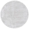 Safavieh Jasmine Shag Light Grey / Ivory JSM100 6 ft. 7 in. X 6 ft. 7 in. Round Rug