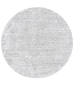 Safavieh Jasmine Shag Light Grey / Ivory JSM100 6 ft. 7 in. X 6 ft. 7 in. Round Rug