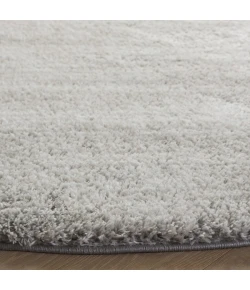 Safavieh Jasmine Shag Light Grey / Ivory JSM100 2 ft. X 8 ft. Runner Rug