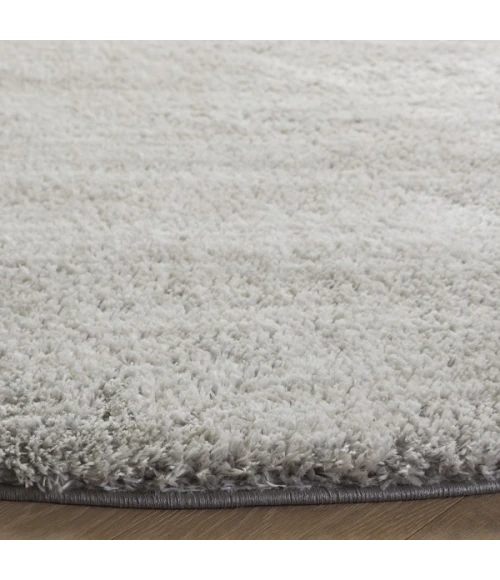 Safavieh Jasmine Shag Light Grey / Ivory JSM100 6 ft. 7 in. X 6 ft. 7 in. Square Rug