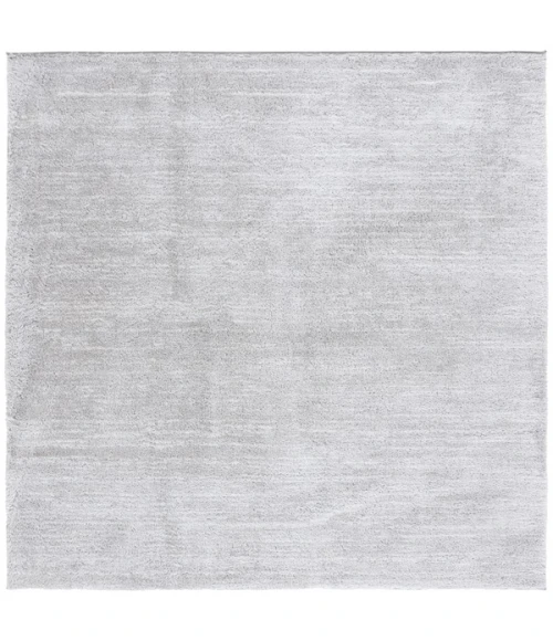 Safavieh Jasmine Shag Light Grey / Ivory JSM100 6 ft. 7 in. X 6 ft. 7 in. Square Rug