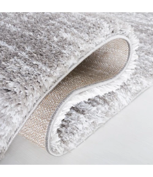 Safavieh Jasmine Shag Grey / Ivory JSM100 9 ft. X 12 ft. Rectangle Rug