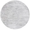 Safavieh Jasmine Shag Grey / Ivory JSM100 6 ft. 7 in. X 6 ft. 7 in. Round Rug