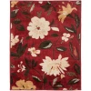 Safavieh Kashmir Red / Ivory KAS112 4 ft. X 6 ft. Rectangle Rug