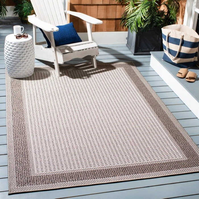 Safavieh Lakeside  Beige / Brown LAK228 2 ft. 7 in. X 5 ft. Rectangle Rug