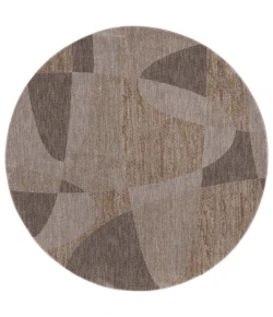 Safavieh Lasa Taupe / Gold LAS102 4 ft. X 4 ft. Round Rug