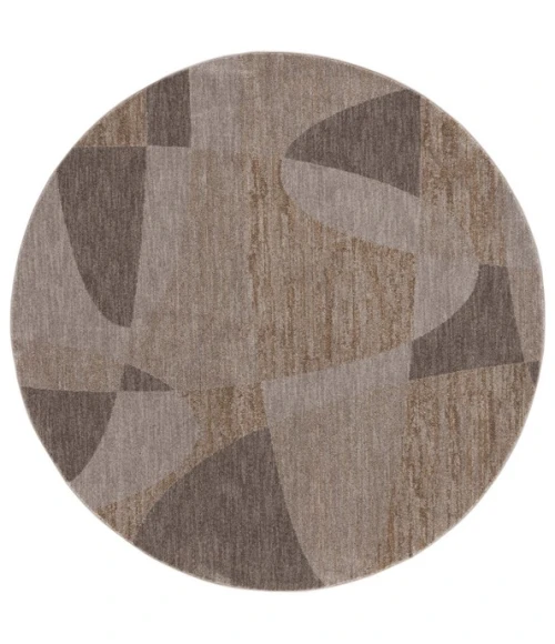 Safavieh Lasa Taupe / Gold LAS102 4 ft. X 4 ft. Round Rug