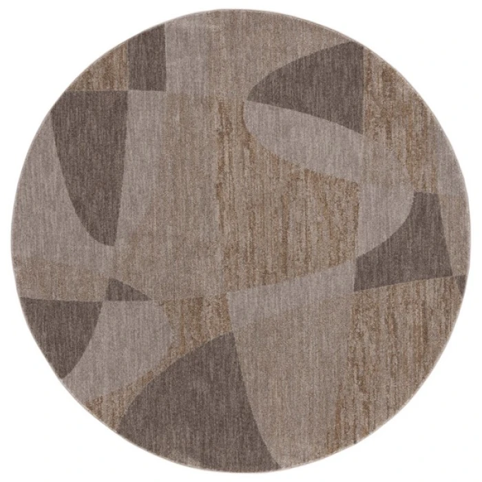 Safavieh Lasa Taupe / Gold LAS102 4 ft. X 4 ft. Round Rug