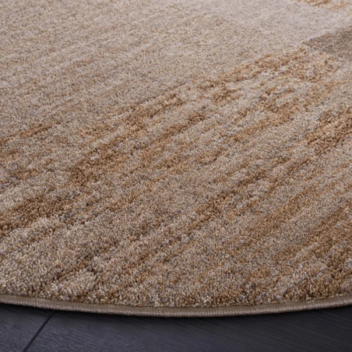 Safavieh Lasa Taupe / Gold LAS102 4 ft. X 4 ft. Round Rug
