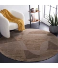 Safavieh Lasa Taupe / Gold LAS102 4 ft. X 4 ft. Round Rug