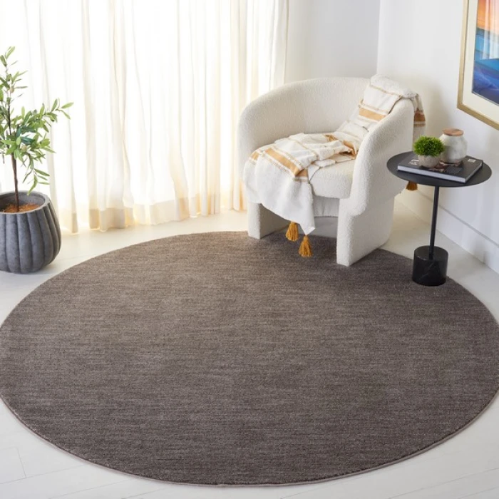 Safavieh Lasa Grey LAS108 4 ft. X 4 ft. Round Rug