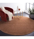 Safavieh Lasa Rust / Copper LAS108 4 ft. X 4 ft. Round Rug