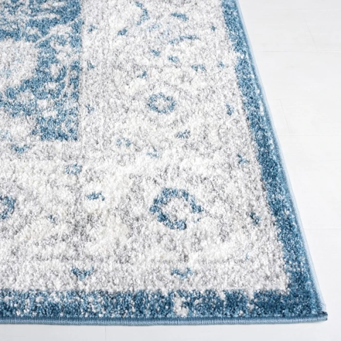 Safavieh Layla Blue / Ivory Grey LAY101 2 ft. 2 in. X 9 ft. Runner Rug