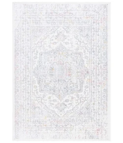 Safavieh Layla Ivory Grey / Pink LAY103 4 ft. 5 in. X 6 ft. 5 in. Rectangle Rug