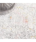 Safavieh Layla Ivory Grey / Pink LAY103 6 ft. 7 in. X 6 ft. 7 in. Round Rug