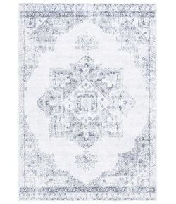 Safavieh Layla Ivory Grey / Charcoal LAY104 4 ft. 5 in. X 6 ft. 5 in. Rectangle Rug