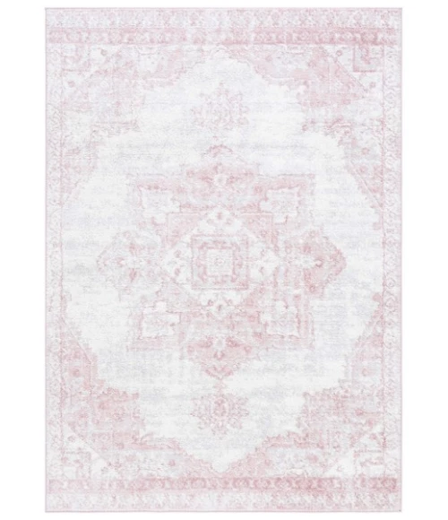 Safavieh Layla Ivory Grey / Pink LAY104 4 ft. 5 in. X 6 ft. 5 in. Rectangle Rug