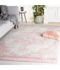 Safavieh Layla Ivory Grey / Pink LAY104 4 ft. 5 in. X 6 ft. 5 in. Rectangle Rug