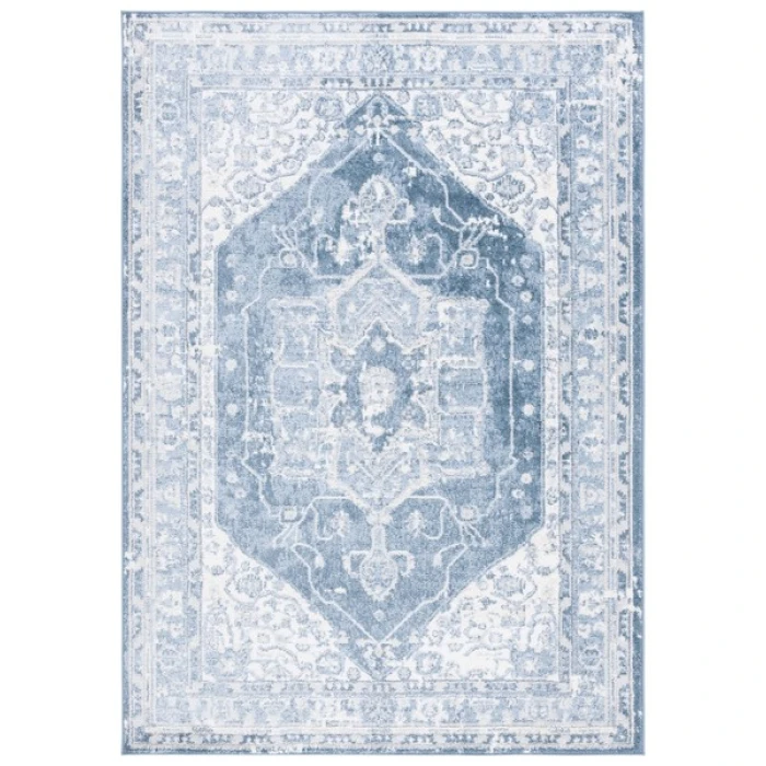Safavieh Layla Ivory Grey / Blue LAY108 5 ft. 5 in. X 7 ft. 6 in. Rectangle Rug