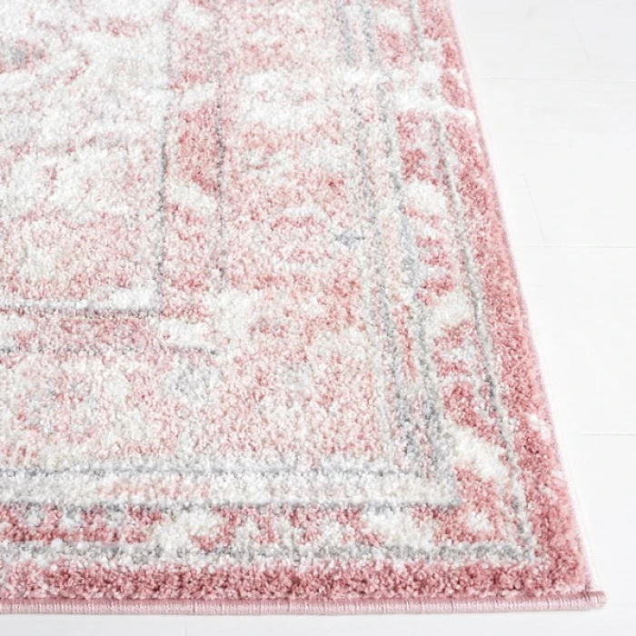 Safavieh Layla Ivory Grey / Pink LAY108 5 ft. 5 in. X 7 ft. 6 in. Rectangle Rug