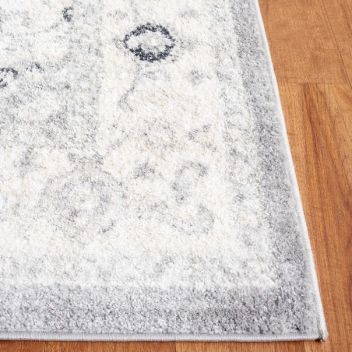 Safavieh Layla Ivory Grey / Charcoal LAY109 5 ft. 5 in. X 7 ft. 6 in. Rectangle Rug