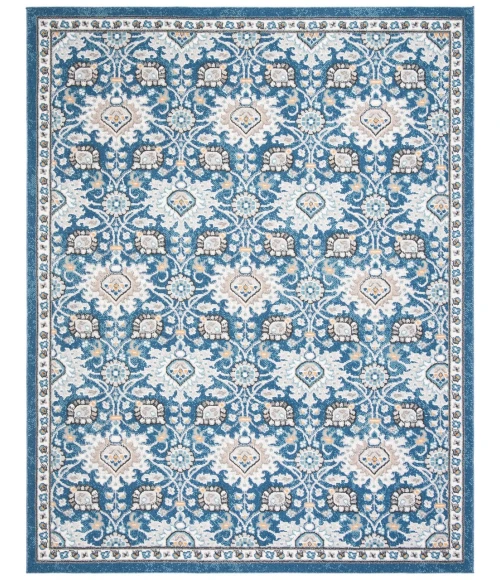 Safavieh Liberty  Dark Blue / Ivory LIB742 5 ft. 3 in. X 7 ft. 7 in. Rectangle Rug