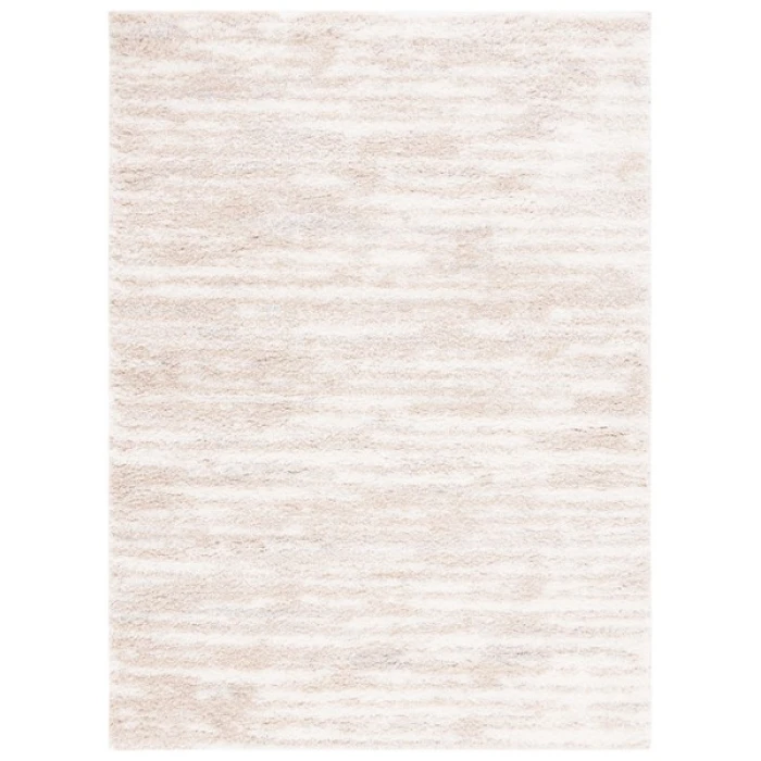 Safavieh Lindsay Shag Beige / Ivory LNS554 5 ft. 3 in. X 7 ft. 6 in. Rectangle Rug