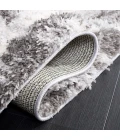 Safavieh Lindsay Shag Dark Grey / Grey LNS558 6 ft. 7 in. X 6 ft. 7 in. Round Rug