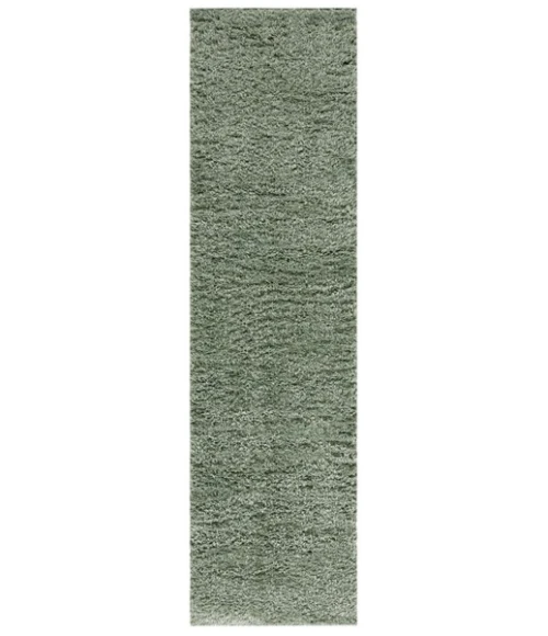 Safavieh Lindsay Shag Green LNS560 2 ft. 2 in. X 8 ft. Runner Rug