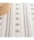 Safavieh Lotus Ivory / Grey LOT104 6 ft. 7 in. X 6 ft. 7 in. Round Rug