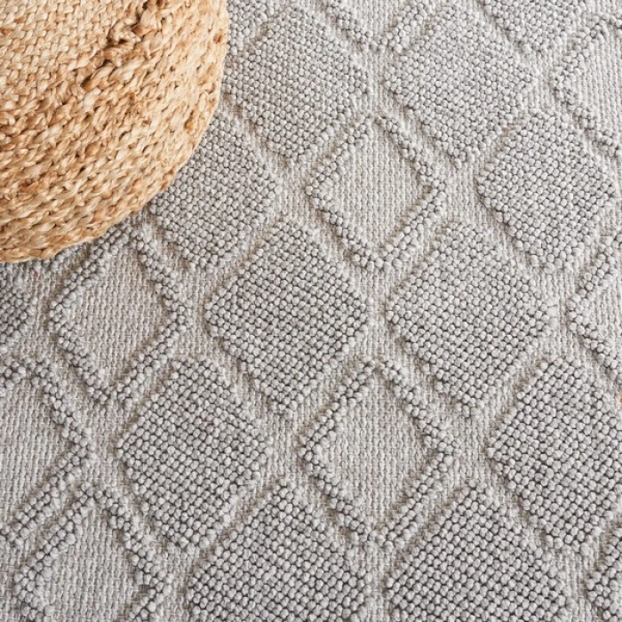 Safavieh Lotus Light Grey / Grey LOT105 6 ft. 7 in. X 6 ft. 7 in. Square Rug