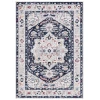 Safavieh Luna Beige / Navy LUN100 5 ft. 3 in. X 7 ft. 6 in. Rectangle Rug