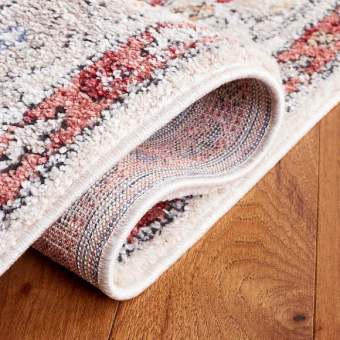 Safavieh Luna Beige / Rust LUN100 6 ft. 7 in. X 6 ft. 7 in. Square Rug