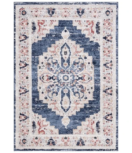 Safavieh Luna Navy / Beige LUN103 8 ft. X 10 ft. Rectangle Rug
